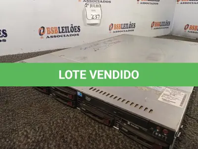 LOTE 237 -  01 SERVIDOR PC3 (NO ESTADO) ATENÇÃO! FAZER A VISITAÇÃO ANTES DE ARREMATAR, NÃO SABEMOS SE FUNCIONA. LEILÃO NÃO TEM GARANTIA E NEM DEVOLUÇÃO, SUJEITO A POSSÍVEIS AVARIAS VISÍVEIS/OCULTAS E/OU AUSÊNCIA DE COMPONENTES.