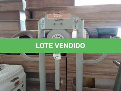 LOTE 437 - 01 APARELHO DE ACADEMIA INCOMPLETO (NO ESTADO) ATENÇÃO! FAZER A VISITAÇÃO ANTES DE ARREMATAR, NÃO SABEMOS SE FUNCIONA. LEILÃO NÃO TEM GARANTIA E NEM DEVOLUÇÃO, SUJEITO A POSSÍVEIS AVARIAS VISÍVEIS/OCULTAS E/OU AUSÊNCIA DE COMPONENTES.