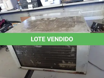 LOTE 265 - 01 AR CONDICIONADO PARA PAREDE (NO ESTADO) ATENÇÃO! FAZER A VISITAÇÃO ANTES DE ARREMATAR, NÃO SABEMOS SE FUNCIONA. LEILÃO NÃO TEM GARANTIA E NEM DEVOLUÇÃO, SUJEITO A POSSÍVEIS AVARIAS VISÍVEIS/OCULTAS E/OU AUSÊNCIA DE COMPONENTES.