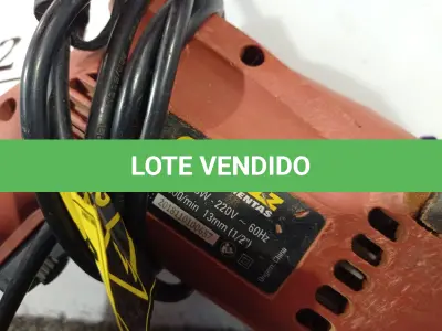 LOTE 221 - 01 FURADEIRA SCHUZ 220V. (NO ESTADO) ATENÇÃO! FAZER A VISITAÇÃO ANTES DE ARREMATAR, NÃO SABEMOS SE FUNCIONA. LEILÃO NÃO TEM GARANTIA E NEM DEVOLUÇÃO, SUJEITO A POSSÍVEIS AVARIAS VISÍVEIS/OCULTAS E/OU AUSÊNCIA DE COMPONENTES.
