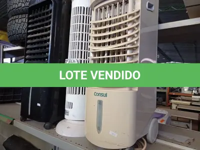 LOTE 300 - 02 CLIMATIZADORES E 01 VENTILADOR DE COLUNA COM AVARIAS (NO ESTADO) ATENÇÃO! FAZER A VISITAÇÃO ANTES DE ARREMATAR, NÃO SABEMOS SE FUNCIONA. LEILÃO NÃO TEM GARANTIA E NEM DEVOLUÇÃO, SUJEITO A POSSÍVEIS AVARIAS VISÍVEIS/OCULTAS E/OU AUSÊNCIA DE COMPONENTES.