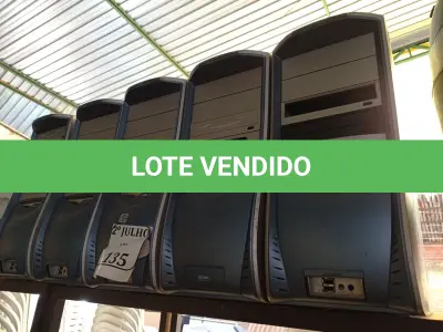 LOTE 135 - 05 CPUS PENTIUM 4. (NO ESTADO) ATENÇÃO! FAZER A VISITAÇÃO ANTES DE ARREMATAR, NÃO SABEMOS SE FUNCIONA. LEILÃO NÃO TEM GARANTIA E NEM DEVOLUÇÃO, SUJEITO A POSSÍVEIS AVARIAS VISÍVEIS/OCULTAS E/OU AUSÊNCIA DE COMPONENTES.