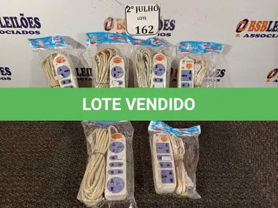 LOTE 162 - 06 EXTENSÕES HUAISHENG. (NO ESTADO) ATENÇÃO! FAZER A VISITAÇÃO ANTES DE ARREMATAR, NÃO SABEMOS SE FUNCIONA. LEILÃO NÃO TEM GARANTIA E NEM DEVOLUÇÃO, SUJEITO A POSSÍVEIS AVARIAS VISÍVEIS/OCULTAS E/OU AUSÊNCIA DE COMPONENTES.