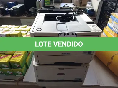 LOTE 291 - 04 IMPRESSORAS MARCA E MODELOS DIVERSOS (NO ESTADO) ATENÇÃO! FAZER A VISITAÇÃO ANTES DE ARREMATAR, NÃO SABEMOS SE FUNCIONA. LEILÃO NÃO TEM GARANTIA E NEM DEVOLUÇÃO, SUJEITO A POSSÍVEIS AVARIAS VISÍVEIS/OCULTAS E/OU AUSÊNCIA DE COMPONENTES.