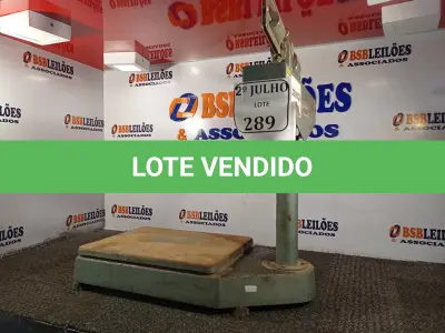 LOTE 289 - 01 BALANÇA FILIZOLA IMCONPLETA 150KG (NO ESTADO) ATENÇÃO! FAZER A VISITAÇÃO ANTES DE ARREMATAR, NÃO SABEMOS SE FUNCIONA. LEILÃO NÃO TEM GARANTIA E NEM DEVOLUÇÃO, SUJEITO A POSSÍVEIS AVARIAS VISÍVEIS/OCULTAS E/OU AUSÊNCIA DE COMPONENTES.