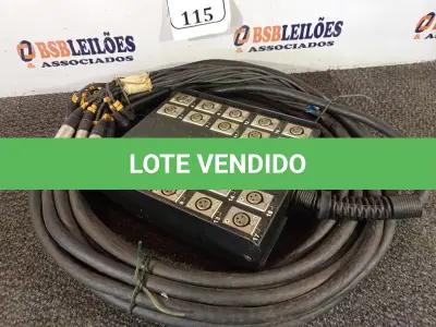 LOTE 115 - 01 MEDUSA 20 CANAIS -30M. (NO ESTADO) ATENÇÃO! FAZER A VISITAÇÃO ANTES DE ARREMATAR, NÃO SABEMOS SE FUNCIONA. LEILÃO NÃO TEM GARANTIA E NEM DEVOLUÇÃO, SUJEITO A POSSÍVEIS AVARIAS VISÍVEIS/OCULTAS E/OU AUSÊNCIA DE COMPONENTES.