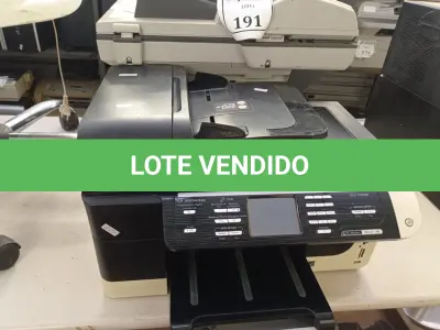 LOTE 191 - 02 IMPRESSORAS SEN01 BROTHER E 01 HP (NO ESTADO) ATENÇÃO! FAZER A VISITAÇÃO ANTES DE ARREMATAR, NÃO SABEMOS SE FUNCIONA. LEILÃO NÃO TEM GARANTIA E NEM DEVOLUÇÃO, SUJEITO A POSSÍVEIS AVARIAS VISÍVEIS/OCULTAS E/OU AUSÊNCIA DE COMPONENTES.