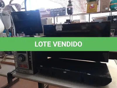 LOTE 271 - 01 TV SANSUNG 40”,01 TV SONY 32” ,01 SERVIDOR DE REDE ,01 MONITOR CCE ,01 APARELHO DE SOM SONY E 01 CAIXA DE SOM (NO ESTADO) ATENÇÃO! FAZER A VISITAÇÃO ANTES DE ARREMATAR, NÃO SABEMOS SE FUNCIONA. LEILÃO NÃO TEM GARANTIA E NEM DEVOLUÇÃO, SUJEITO A POSSÍVEIS AVARIAS VISÍVEIS/OCULTAS E/OU AUSÊNCIA DE COMPONENTES.