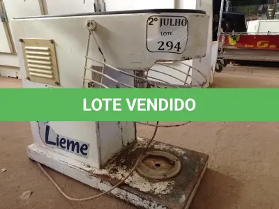 LOTE 335 - 01 BATEDEIRA PLANETÁRIA LIEMER (NO ESTADO) ATENÇÃO! FAZER A VISITAÇÃO ANTES DE ARREMATAR, NÃO SABEMOS SE FUNCIONA. LEILÃO NÃO TEM GARANTIA E NEM DEVOLUÇÃO, SUJEITO A POSSÍVEIS AVARIAS VISÍVEIS/OCULTAS E/OU AUSÊNCIA DE COMPONENTES.