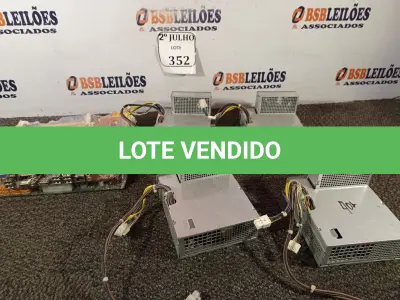 LOTE 352 - 04 FONTES E 03 PLACAS -MÃE DDR3 (NO ESTADO) ATENÇÃO! FAZER A VISITAÇÃO ANTES DE ARREMATAR, NÃO SABEMOS SE FUNCIONA. LEILÃO NÃO TEM GARANTIA E NEM DEVOLUÇÃO, SUJEITO A POSSÍVEIS AVARIAS VISÍVEIS/OCULTAS E/OU AUSÊNCIA DE COMPONENTES.