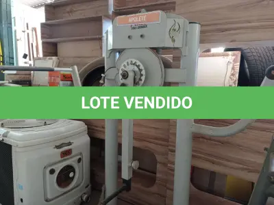 LOTE 437 - 01 APARELHO DE ACADEMIA INCOMPLETO (NO ESTADO) ATENÇÃO! FAZER A VISITAÇÃO ANTES DE ARREMATAR, NÃO SABEMOS SE FUNCIONA. LEILÃO NÃO TEM GARANTIA E NEM DEVOLUÇÃO, SUJEITO A POSSÍVEIS AVARIAS VISÍVEIS/OCULTAS E/OU AUSÊNCIA DE COMPONENTES.