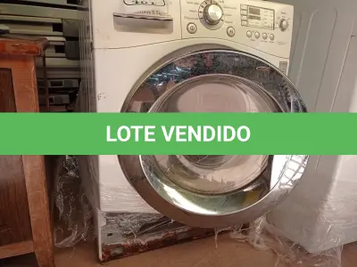 LOTE 401 - 01 LAVA E SECA MARCA LG 8.5KG 220V  (NO ESTADO) ATENÇÃO! FAZER A VISITAÇÃO ANTES DE ARREMATAR, NÃO SABEMOS SE FUNCIONA. LEILÃO NÃO TEM GARANTIA E NEM DEVOLUÇÃO, SUJEITO A POSSÍVEIS AVARIAS VISÍVEIS/OCULTAS E/OU AUSÊNCIA DE COMPONENTES.