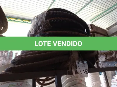 LOTE 143 - 03 ROLOS DE MANGUEIRA CONDUITE (NO ESTADO) ATENÇÃO! FAZER A VISITAÇÃO ANTES DE ARREMATAR, NÃO SABEMOS SE FUNCIONA. LEILÃO NÃO TEM GARANTIA E NEM DEVOLUÇÃO, SUJEITO A POSSÍVEIS AVARIAS VISÍVEIS/OCULTAS E/OU AUSÊNCIA DE COMPONENTES.