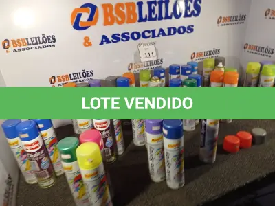 LOTE 111 - 40 TINTAS SPRAY 400ML MUNDIAL PRIME VÁRIAS CORES NOVO. (NO ESTADO)