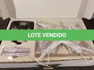LOTE 264 - 01 DRONE X50. (NO ESTADO) ATENÇÃO! FAZER A VISITAÇÃO ANTES DE ARREMATAR, NÃO SABEMOS SE FUNCIONA. LEILÃO NÃO TEM GARANTIA E NEM DEVOLUÇÃO, SUJEITO A POSSÍVEIS AVARIAS VISÍVEIS/OCULTAS E/OU AUSÊNCIA DE COMPONENTES.