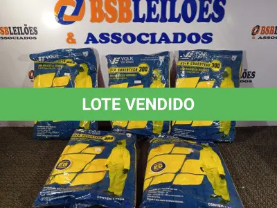 LOTE 270 - 01 LOTE COM 05 MACACÕES VOLH COVERTECH 300 TAMANHO EG NA COR AMARELA. (NOVO) (NO ESTADO) ATENÇÃO! FAZER A VISITAÇÃO ANTES DE ARREMATAR, NÃO SABEMOS SE FUNCIONA. LEILÃO NÃO TEM GARANTIA E NEM DEVOLUÇÃO, SUJEITO A POSSÍVEIS AVARIAS VISÍVEIS/OCULTAS E/OU AUSÊNCIA DE COMPONENTES.