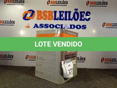 LOTE 275 - 01 LATA DE TINTA TEXTURATTO PREMIUM EFEITO RÚSTICO EXTERIOR/INTERIOR SUVINIL 25KG. (NO ESTADO) ATENÇÃO! FAZER A VISITAÇÃO ANTES DE ARREMATAR, NÃO SABEMOS SE FUNCIONA. LEILÃO NÃO TEM GARANTIA E NEM DEVOLUÇÃO, SUJEITO A POSSÍVEIS AVARIAS VISÍVEIS/OCULTAS E/OU AUSÊNCIA DE COMPONENTES.