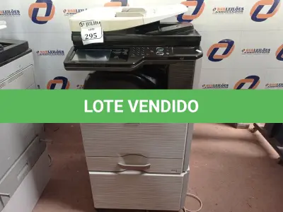 LOTE 295 - 01 IMPRESSORA COPIADORA MARCA SHARP MOD:MX2010U. (NO ESTADO) ATENÇÃO! FAZER A VISITAÇÃO ANTES DE ARREMATAR, NÃO SABEMOS SE FUNCIONA. LEILÃO NÃO TEM GARANTIA E NEM DEVOLUÇÃO, SUJEITO A POSSÍVEIS AVARIAS VISÍVEIS/OCULTAS E/OU AUSÊNCIA DE COMPONENTES.