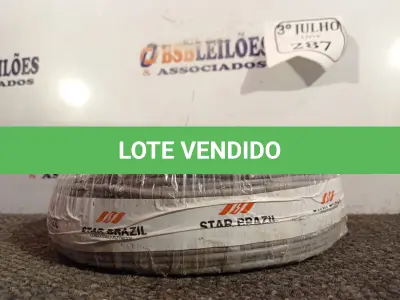 LOTE 287 - 01 ROLO DE CABO FLEXÍVEL 1×4,00MM NA COR CINZA. (NO ESTADO) ATENÇÃO! FAZER A VISITAÇÃO ANTES DE ARREMATAR, NÃO SABEMOS SE FUNCIONA. LEILÃO NÃO TEM GARANTIA E NEM DEVOLUÇÃO, SUJEITO A POSSÍVEIS AVARIAS VISÍVEIS/OCULTAS E/OU AUSÊNCIA DE COMPONENTES.