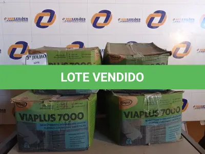 LOTE 128 - 06 VIAPLUS 7.000 FIBRAS CX 18KG – VIAPOL NOVO. (NO ESTADO)