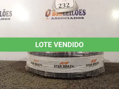 LOTE 232 - 01 ROLO DE CABO FLEXÍVEL 1×4,00MM NA COR PRETO. (NO ESTADO) ATENÇÃO! FAZER A VISITAÇÃO ANTES DE ARREMATAR, NÃO SABEMOS SE FUNCIONA. LEILÃO NÃO TEM GARANTIA E NEM DEVOLUÇÃO, SUJEITO A POSSÍVEIS AVARIAS VISÍVEIS/OCULTAS E/OU AUSÊNCIA DE COMPONENTES.