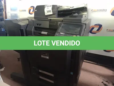 LOTE 300 - 01 IMPRESSORA COPIADORA MARCA TASKALFA KIOCERA MOD: MX3051CI. (NO ESTADO) ATENÇÃO! FAZER A VISITAÇÃO ANTES DE ARREMATAR, NÃO SABEMOS SE FUNCIONA. LEILÃO NÃO TEM GARANTIA E NEM DEVOLUÇÃO, SUJEITO A POSSÍVEIS AVARIAS VISÍVEIS/OCULTAS E/OU AUSÊNCIA DE COMPONENTES.