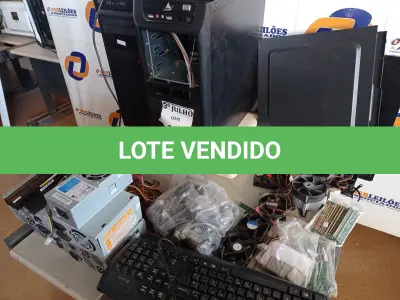 LOTE 192 - 01 LOTE COM DIVERSOS MATERIAIS DE IMFORMATICA PERIFERICOS. (NO ESTADO) ATENÇÃO! FAZER A VISITAÇÃO ANTES DE ARREMATAR, NÃO SABEMOS SE FUNCIONA. LEILÃO NÃO TEM GARANTIA E NEM DEVOLUÇÃO, SUJEITO A POSSÍVEIS AVARIAS VISÍVEIS/OCULTAS E/OU AUSÊNCIA DE COMPONENTES.