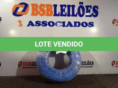 LOTE 286 - 01 ROLO DE CABO FLEXÍVEL 1×10,00MM NA COR AZUL. (NO ESTADO) ATENÇÃO! FAZER A VISITAÇÃO ANTES DE ARREMATAR, NÃO SABEMOS SE FUNCIONA. LEILÃO NÃO TEM GARANTIA E NEM DEVOLUÇÃO, SUJEITO A POSSÍVEIS AVARIAS VISÍVEIS/OCULTAS E/OU AUSÊNCIA DE COMPONENTES.