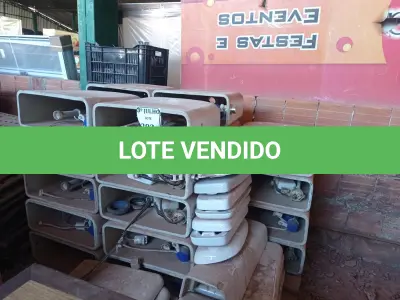 LOTE 292 - 01 LOTE COM CAIXAS ACLOPADAS PARA VASO SANITÁRIOS. (NO ESTADO) ATENÇÃO! FAZER A VISITAÇÃO ANTES DE ARREMATAR, NÃO SABEMOS SE FUNCIONA. LEILÃO NÃO TEM GARANTIA E NEM DEVOLUÇÃO, SUJEITO A POSSÍVEIS AVARIAS VISÍVEIS/OCULTAS E/OU AUSÊNCIA DE COMPONENTES.