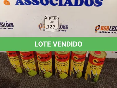 LOTE 127 - 08 REMOVEDORES DE TINTA 900ML - NATRIELLI NOVO. (NO ESTADO)