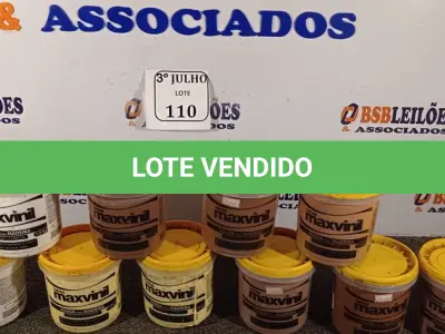 LOTE 110 - 10 MASSAS MADEIRA MAXVINIL 1,5KG VÁRIAS CORES NOVO. (NO ESTADO)