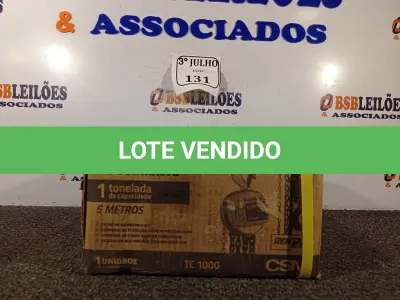 LOTE 131 - 01 TALHA MANUAL DE CORRENTE 1 TONELADA NOVO. (NO ESTADO)