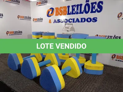 LOTE 166 - 04 PARES DE HALTERES DE 3KG A 5KG NA COR AZUL/ AMARELO. (NO ESTADO) ATENÇÃO! FAZER A VISITAÇÃO ANTES DE ARREMATAR, NÃO SABEMOS SE FUNCIONA. LEILÃO NÃO TEM GARANTIA E NEM DEVOLUÇÃO, SUJEITO A POSSÍVEIS AVARIAS VISÍVEIS/OCULTAS E/OU AUSÊNCIA DE COMPONENTES.