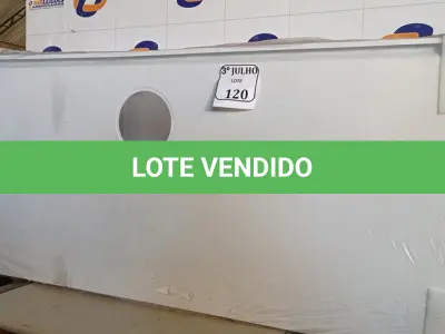 LOTE 120 - 01 GABINETE ACO P/PIA 1,50 ESSENZIALE 3G PRETO COD 5.125 - HB METALURGICA NOVO. (NO ESTADO)