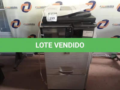 LOTE 299 - 01 IMPRESSORA COPIADORA MARCA SHARP MOD:MX3610N. (NO ESTADO) ATENÇÃO! FAZER A VISITAÇÃO ANTES DE ARREMATAR, NÃO SABEMOS SE FUNCIONA. LEILÃO NÃO TEM GARANTIA E NEM DEVOLUÇÃO, SUJEITO A POSSÍVEIS AVARIAS VISÍVEIS/OCULTAS E/OU AUSÊNCIA DE COMPONENTES.