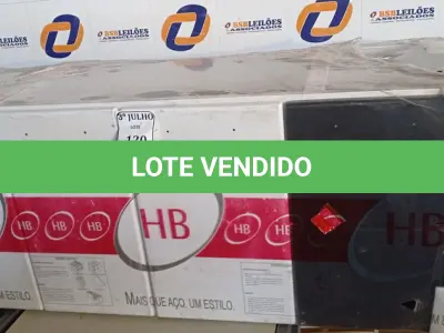 LOTE 120 - 01 GABINETE ACO P/PIA 1,50 ESSENZIALE 3G PRETO COD 5.125 - HB METALURGICA NOVO. (NO ESTADO)