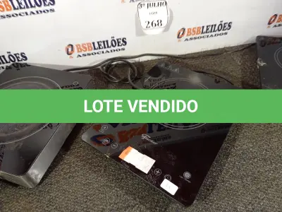LOTE 268 - 02 FOGÕES DE INDUÇÃO, SENDO 01 MARCA FISCHER 220V, 01 MARCA LECOOK 220V E 01 FOGÃO DE INDUÇÃO 01 BOCA MARCA FISCHER 220V. (NO ESTADO) ATENÇÃO! FAZER A VISITAÇÃO ANTES DE ARREMATAR, NÃO SABEMOS SE FUNCIONA. LEILÃO NÃO TEM GARANTIA E NEM DEVOLUÇÃO, SUJEITO A POSSÍVEIS AVARIAS VISÍVEIS/OCULTAS E/OU AUSÊNCIA DE COMPONENTES.