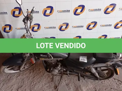 LOTE 446 - 01 MOTOCICLETA DAFRA MOD: KANSAS (NO ESTADO) ATENÇÃO! FAZER A VISITAÇÃO ANTES DE ARREMATAR, NÃO SABEMOS SE FUNCIONA. LEILÃO NÃO TEM GARANTIA E NEM DEVOLUÇÃO, SUJEITO A POSSÍVEIS AVARIAS VISÍVEIS/OCULTAS E/OU AUSÊNCIA DE COMPONENTES.