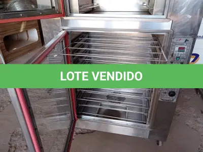 LOTE 328 - 01 FORNO COMBINADO ELÉTRICO COM ESTUFA PANIFICAÇÃO PERFECTA SUBWAY. POTÊNCIA 5500W 2,15CM DE ALTURA, 105CM DE LARGURA E0,68CM DE PROFUNDIDADE (NO ESTADO) ATENÇÃO! FAZER A VISITAÇÃO ANTES DE ARREMATAR, NÃO SABEMOS SE FUNCIONA. LEILÃO NÃO TEM GARANTIA E NEM DEVOLUÇÃO, SUJEITO A POSSÍVEIS AVARIAS VISÍVEIS/OCULTAS E/OU AUSÊNCIA DE COMPONENTES.