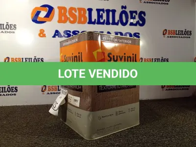 LOTE 225 - 01 LATA DE TINTA TEXTURATTO PREMIUM EFEITO RÚSTICO EXTERIOR/INTERIOR SUVINIL 25KG. (NO ESTADO) ATENÇÃO! FAZER A VISITAÇÃO ANTES DE ARREMATAR, NÃO SABEMOS SE FUNCIONA. LEILÃO NÃO TEM GARANTIA E NEM DEVOLUÇÃO, SUJEITO A POSSÍVEIS AVARIAS VISÍVEIS/OCULTAS E/OU AUSÊNCIA DE COMPONENTES.