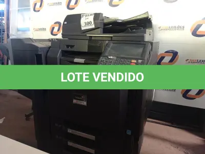 LOTE 300 - 01 IMPRESSORA COPIADORA MARCA TASKALFA KIOCERA MOD: MX3051CI. (NO ESTADO) ATENÇÃO! FAZER A VISITAÇÃO ANTES DE ARREMATAR, NÃO SABEMOS SE FUNCIONA. LEILÃO NÃO TEM GARANTIA E NEM DEVOLUÇÃO, SUJEITO A POSSÍVEIS AVARIAS VISÍVEIS/OCULTAS E/OU AUSÊNCIA DE COMPONENTES.