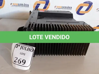 LOTE 269 - 01 AMPLIFICADOR PROFISSIONAL PA1800 DX BIVOLT.  (NO ESTADO) ATENÇÃO! FAZER A VISITAÇÃO ANTES DE ARREMATAR, NÃO SABEMOS SE FUNCIONA. LEILÃO NÃO TEM GARANTIA E NEM DEVOLUÇÃO, SUJEITO A POSSÍVEIS AVARIAS VISÍVEIS/OCULTAS E/OU AUSÊNCIA DE COMPONENTES.