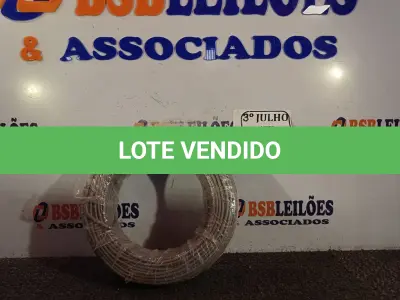 LOTE 287 - 01 ROLO DE CABO FLEXÍVEL 1×4,00MM NA COR CINZA. (NO ESTADO) ATENÇÃO! FAZER A VISITAÇÃO ANTES DE ARREMATAR, NÃO SABEMOS SE FUNCIONA. LEILÃO NÃO TEM GARANTIA E NEM DEVOLUÇÃO, SUJEITO A POSSÍVEIS AVARIAS VISÍVEIS/OCULTAS E/OU AUSÊNCIA DE COMPONENTES.