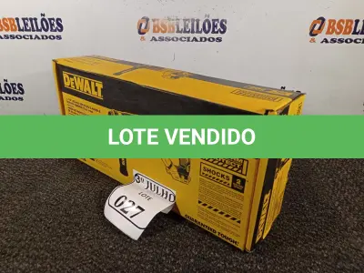 LOTE 027 - 01 MARTELETE PER/ROM.SDS PL US 1-1/820V MAX – DEWALT NOVO. (NO ESTADO)