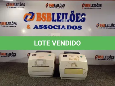 LOTE 310 - 02 IMPRESSORAS DE ETIQUETAS MARCA ZEBRA MOD:TLP 2844 (NO ESTADO) ATENÇÃO! FAZER A VISITAÇÃO ANTES DE ARREMATAR, NÃO SABEMOS SE FUNCIONA. LEILÃO NÃO TEM GARANTIA E NEM DEVOLUÇÃO, SUJEITO A POSSÍVEIS AVARIAS VISÍVEIS/OCULTAS E/OU AUSÊNCIA DE COMPONENTES.