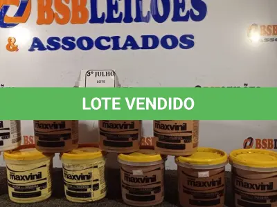 LOTE 110 - 10 MASSAS MADEIRA MAXVINIL 1,5KG VÁRIAS CORES NOVO. (NO ESTADO)