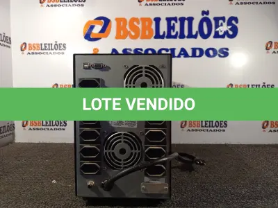 LOTE 198 - 01 NOBREAK MARCA SMS 3000VA.  (NO ESTADO) ATENÇÃO! FAZER A VISITAÇÃO ANTES DE ARREMATAR, NÃO SABEMOS SE FUNCIONA. LEILÃO NÃO TEM GARANTIA E NEM DEVOLUÇÃO, SUJEITO A POSSÍVEIS AVARIAS VISÍVEIS/OCULTAS E/OU AUSÊNCIA DE COMPONENTES.