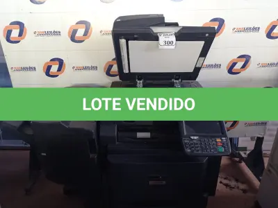 LOTE 300 - 01 IMPRESSORA COPIADORA MARCA TASKALFA KIOCERA MOD: MX3051CI. (NO ESTADO) ATENÇÃO! FAZER A VISITAÇÃO ANTES DE ARREMATAR, NÃO SABEMOS SE FUNCIONA. LEILÃO NÃO TEM GARANTIA E NEM DEVOLUÇÃO, SUJEITO A POSSÍVEIS AVARIAS VISÍVEIS/OCULTAS E/OU AUSÊNCIA DE COMPONENTES.