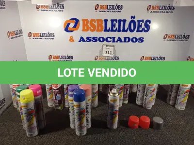 LOTE 111 - 40 TINTAS SPRAY 400ML MUNDIAL PRIME VÁRIAS CORES NOVO. (NO ESTADO)