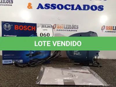 LOTE 060 - 01 SERRA TICOTICO GST 650 450W 220V – BOSCH NOVO. (NO ESTADO)